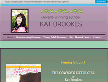 Tablet Screenshot of katbrookes.com